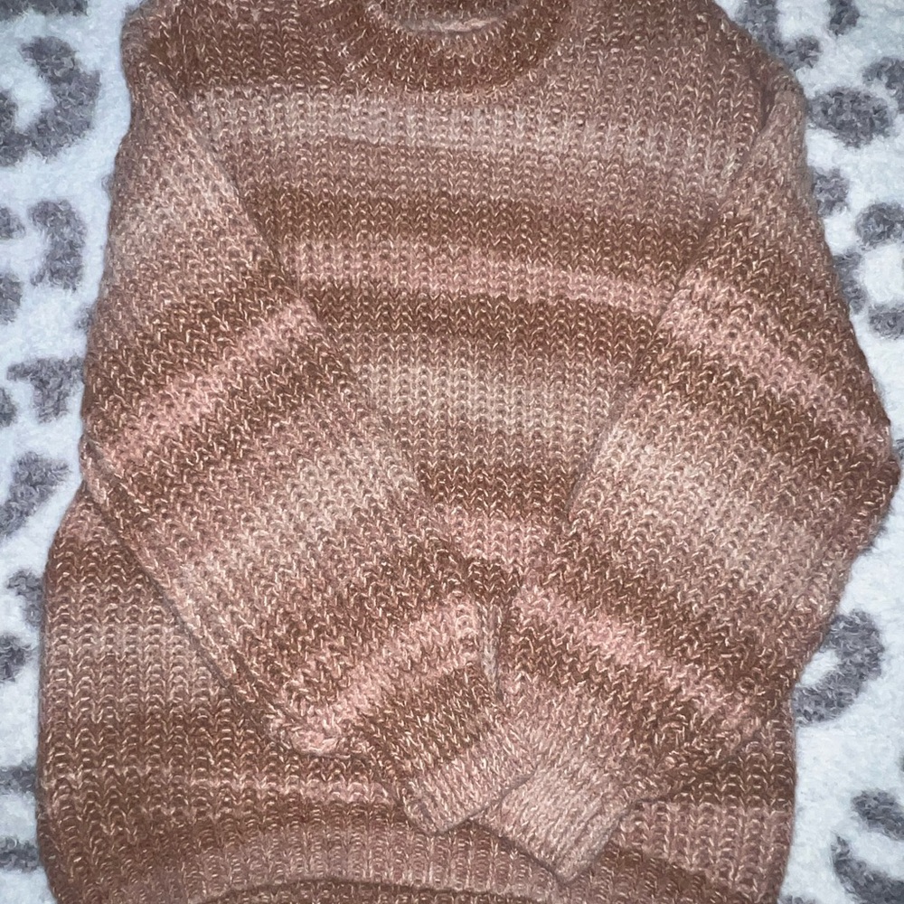 Cozy Brown Knit Sweater